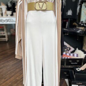 254031 Knit Vanilla Pull On Pant by FRANK LYMAN